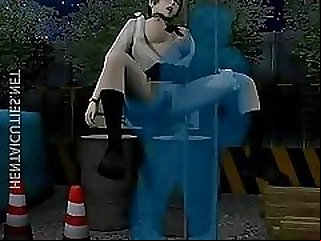 3D hentai slut gets fucked hard